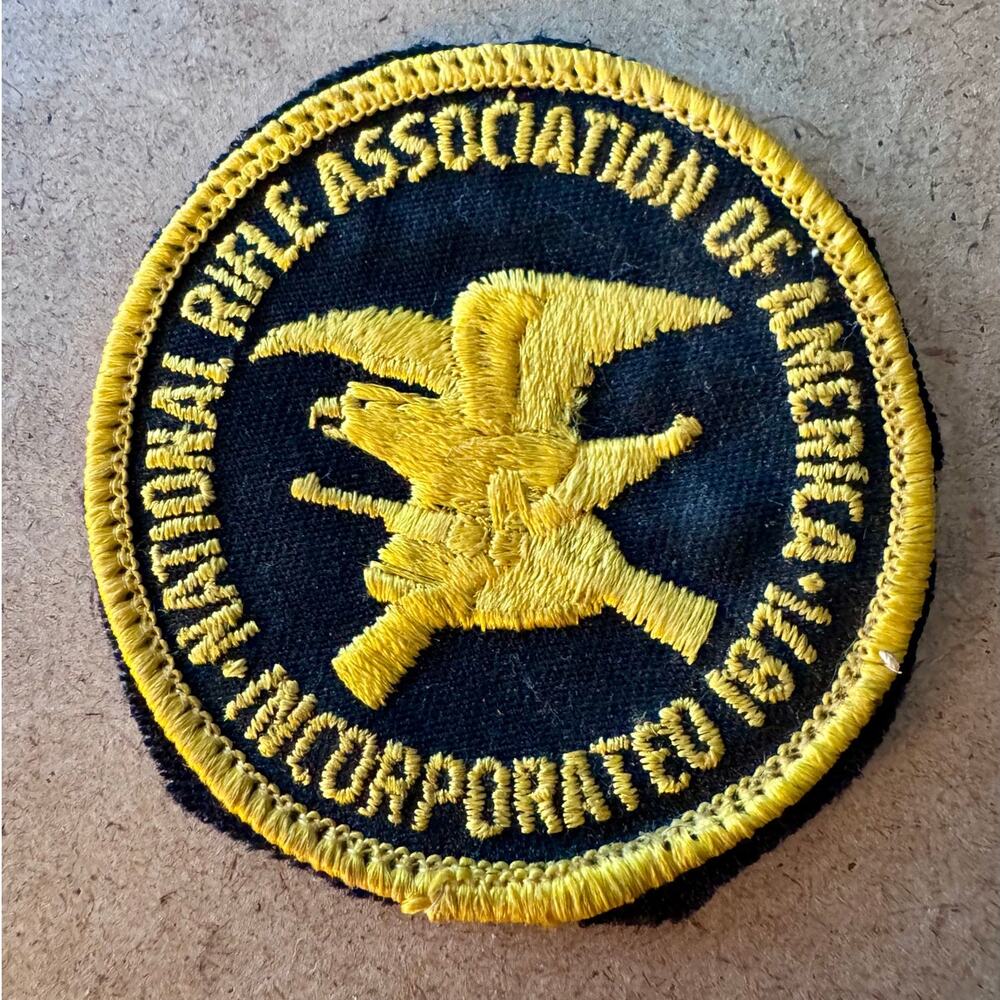 Vintage NRA National Rifle Association of America Incorporated 1871 Patch 3 Inch